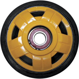 Idler Wheel with Bearing 6004-2RS - Yellow - Group 17 - 141 mm OD x 20 mm ID