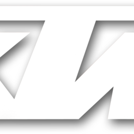 Die-Cut Decal - 1' - KTM White