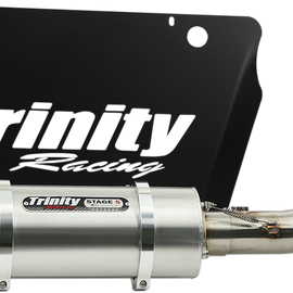 Single Stinger Exhaust - Brushed