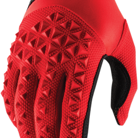 Youth Airmatic Gloves - Red/Black - Small