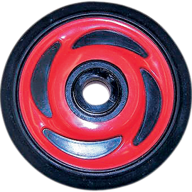 Idler Wheel with Insert/Bearing 6205-2RS - Indy Red - Group 8 - 5.35" OD x 0.75" ID