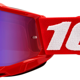 Youth Accuri 2 Goggles - Red - Red/Blue Mirror