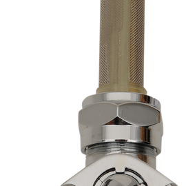 Forward Petcock - Chrome - 22mm