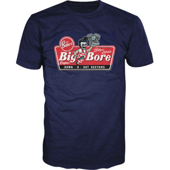 Playera Lethal Threat Down-N-Out Big Bore - Azul Marino