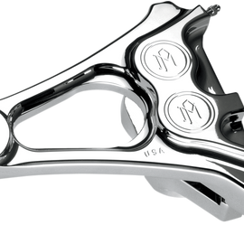 4-Piston Caliper - Rear - Chrome - 08-17 Softail