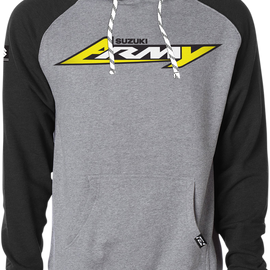 Suzuki Army Hoodie - Black/Heather - XL