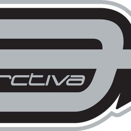 Arctiva 'a' Logo Decal - Black/Silver - 50 pack