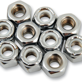 1/4-20 Chrome Nylon Nut