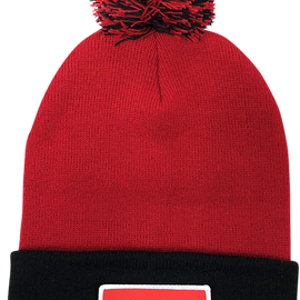 Honda Pom Beanie - Red/Black