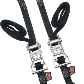 1" Ratchet Tie-Downs - Black