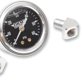 Oil Gauge Kit - Black - BT - '84-'99