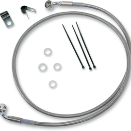 2" Brake Line - Front - Stainless Steel - 99-07FXST