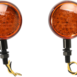 DOT Turn Signal - LED Single Filament - Amber/Black