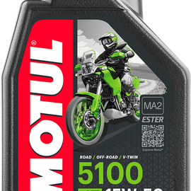 5100 4T Synthetic Blend Oil  - 15W-50 - 1 L