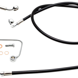 Brake Line - Black - 12-14 Softail ABS