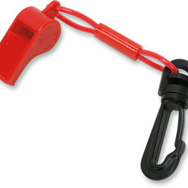 Whistle With Clip - Red