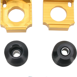 Axle Block Sliders - Suzuki - Gold