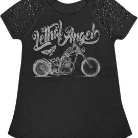 Women's Lethal Angel Bike T-Shirt - Black - Small