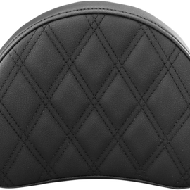 Lattice Stitched Sissy Bar Pad - Black