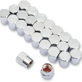 Valve Cap Stem - Chrome - 25 Pack