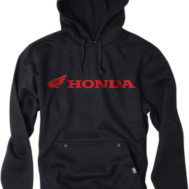 Honda Horizontal Pullover Hoodie - Black - Large