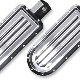 Rear Pegs - Dimpled - Chrome