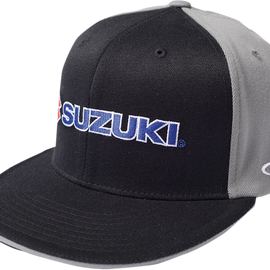 Suzuki Flexfit® Hat - Black/Gray - Small/Medium