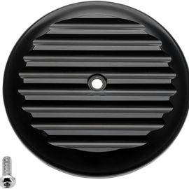 Finned Air Cleaner Cover - Black