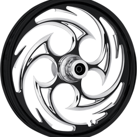 Savage Eclipse Front Wheel - Dual Disc/No ABS - Black - 21"x3.50" - '00-'07 FLT