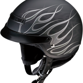 Nomad Helmet - Hellfire - Matte Black/Gray - Large