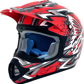 FX-17Y Helmet - Butterfly - Matte Ferrari Red - Small