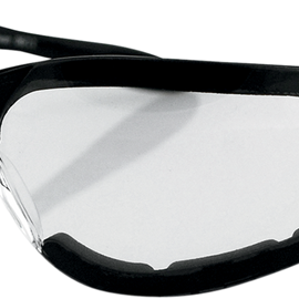 Shield II Sunglasses - Gloss Black - Clear