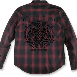 Built for Speed Long-Sleeve Shirt - Red - Large