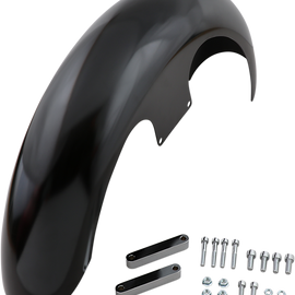 Slicer Front Fender - Black - Steel - 21"