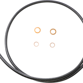 Brake Line - Front - 35°/90° - 44" - KARBONFIBR