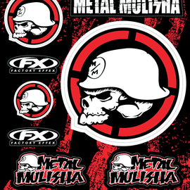 Metal Mulisha Decal Sheet