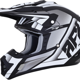 FX-17 Helmet - Force - Matte Black/White - Medium