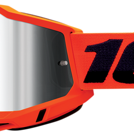 Accuri 2 Goggles - Neon Orange - Silver Mirror