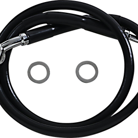 Brake Line - +8" - Black - '18-'20 Softail