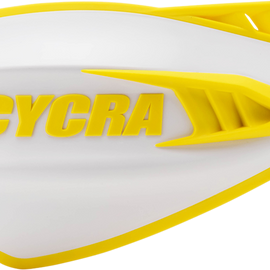 Handguards - Cyclone - White/Yellow