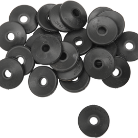 Backer Plates - Black - Round - 96 Pack