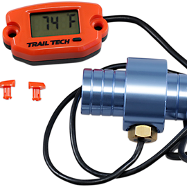 Universal Temperature Meter - Surface Mount - Orange - 22 mm