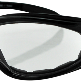 Arizona Sunglasses - Shiny Black - Clear