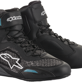 Stella Faster-3 Rideknit Shoes - Black/Teal - US 7