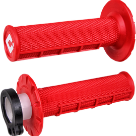 Grips - MX - Half Waffle - Red