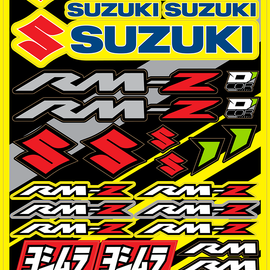 Decal Sheet - Suzuki RM-Z