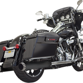 Mofles 4" Bassani Xhaust QNT Negro