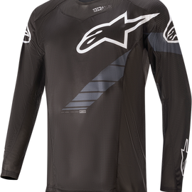 Techstar Long-Sleeve Jersey - Black/Gray - Small