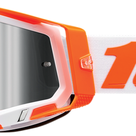 Racecraft 2 Goggles - Orange - Silver Flash Mirror