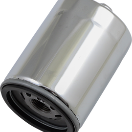 Oil Filter - With Nut - Chrome - M8